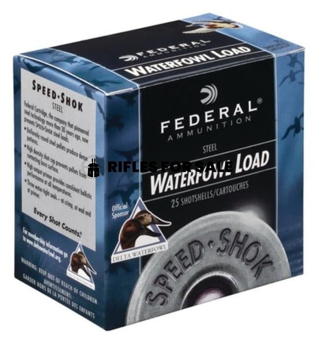 Federal Speed-Shok Steel 10 Ga, 3.5", 1450 FPS, 1.5oz, BBB Shot, 25rd/Box