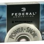 Federal Power-Shok 10 Ga, 3.5", 1280 FPS, 1.75oz, Hollow Point Rifled Slug, 5rd/Box