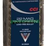 CCI TNT Green .22 Magnum 30gr, Lead Free, Hollow Point, 50rd Box