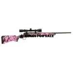Savage Arms AXIS XP Compact 6.5 Creedmoor Bolt Action Rifle, Muddy Girl - 57476