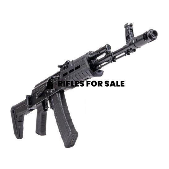 AK-74 MOEkov Rifle with Toolcraft Trunnion, Bolt, and Carrier, Black