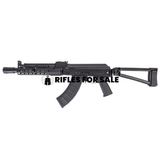 PSA AK-104 Triangle Side Folding Pistol with Triangle Brace, PSA-SLR SOLO 9.45" Rail, ALG Trigger, and Linear Comp - Image 2