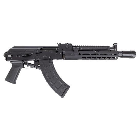 PSA AK-104 Triangle Side Folding Pistol with Triangle Brace, PSA-SLR SOLO 9.45" Rail, ALG Trigger, and Linear Comp - Image 4