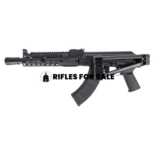 PSA AK-104 Triangle Side Folding Pistol with Triangle Brace, PSA-SLR SOLO 9.45" Rail, ALG Trigger, and Linear Comp - Image 5