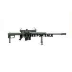 Barrett M107A1 50BMG International Military Contract Overrun 10rd Rifle w/ Leupold Mark 5 HD Scope, Black Cerakote - BAR19600