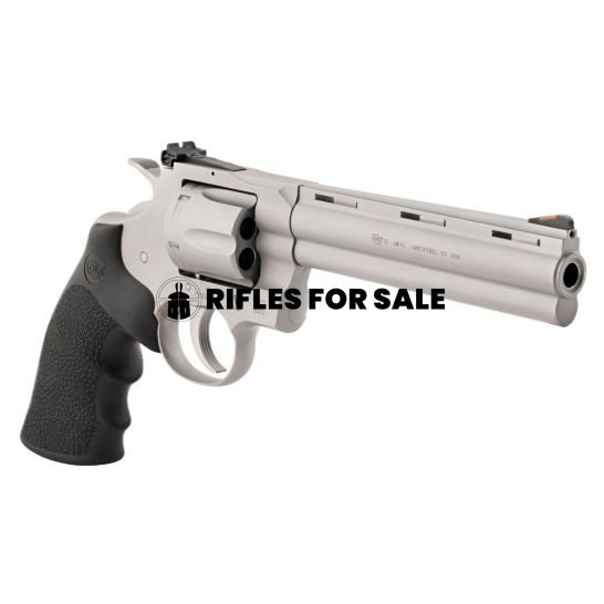 Colt Python 6" 6rd .357 Magnum Revolver, Stainless w/ Hogue Grip - PYTHON-SM6RTS