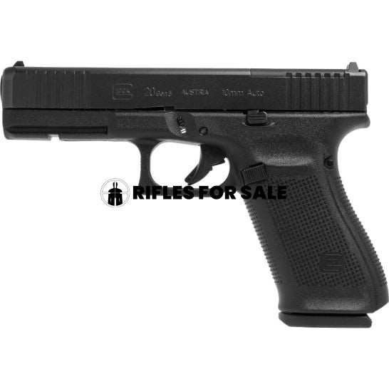 Glock G20 Gen5 MOS 10mm 4.61" 15rd Pistol, Black