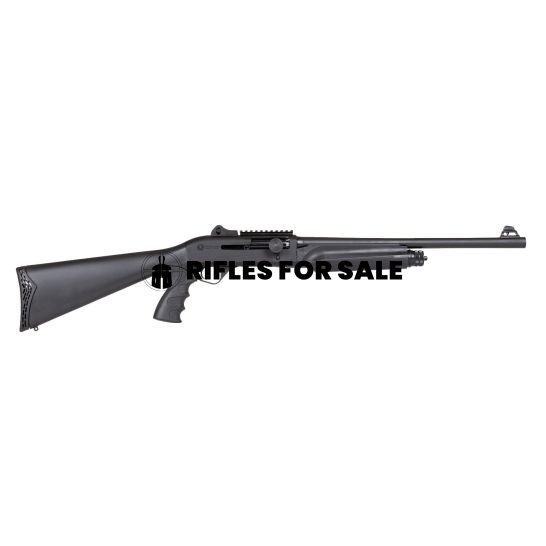 Panzer M2 12ga 18.5" Tactical Shotgun w/ Pistol Grip, Black - PAM2TSSBPG