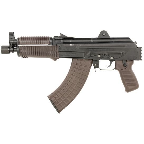 Arsenal SAM7K 7.62x39mm 8.50" AK Pistol, Black/Plum - SAM7K-56P