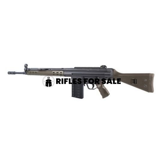 PTR Industries GI-100002 7.62x51mm 20 Round Semi Auto Roller Delayed Blowback Rifle with Scope Mount, Fixed - Image 3