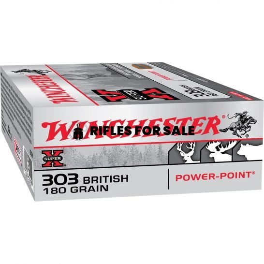 Winchester Ammunition Super-X 180 gr Power-Point .303 British Ammo, 20/box