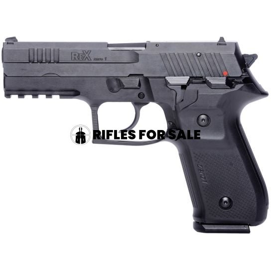 Arex Rex Zero 1 Standard 9mm 4.9" 20rd Pistol, Hardcoat Anodized Black - REXZERO1S-01