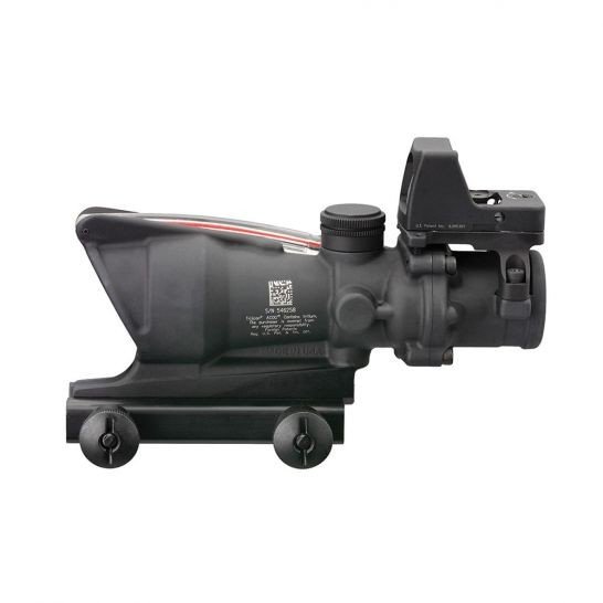 Trijicon ACOG 4x32mm Dual Illuminated Chevron .223 BDC Ballistic Red Rifle Scope w/ RMR - Image 4