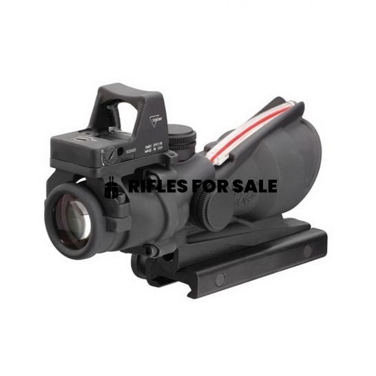 Trijicon ACOG 4x32mm Dual Illuminated Chevron .223 BDC Ballistic Red Rifle Scope w/ RMR - Image 2