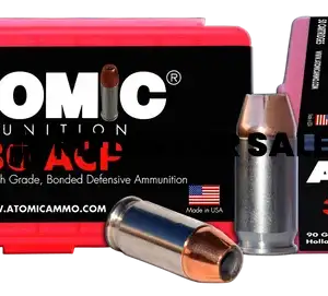 Atomic Pistol .380 ACP, 90gr, Hollow Point, 50rd Box
