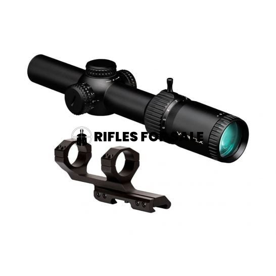 Vortex Strike Eagle 1-6x24 Gen 2 Riflescope with AR-BDC3 Reticle & Vortex Sport Cantilever 30mm Ring Mount, 2" Offset