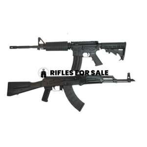 PSA 5.56 M4 Classic AR-15 & PSA AK-47 GF3 Classic Polymer Rifle With Matching Serial Numbers