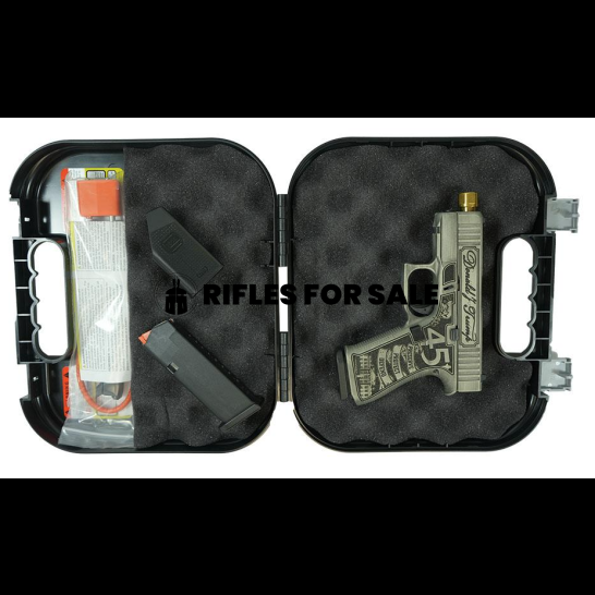 Glock 43X 9mm 3.9" Trump Gold Barrel 10rd Pistol w/ Front Rails - Image 2