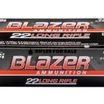 Close× CCI Blazer High Velocity .22 LR, 40gr, Lead Round Nose, 50rd Box