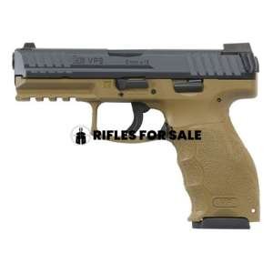 HK VP9 9mm Pistol With Night Sights, FDE/Black - 81000226