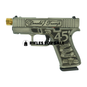Glock 43X 9mm 3.9" Trump Gold Barrel 10rd Pistol w/ Front Rails
