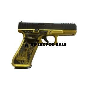 Glock G45 Gen5 MOS Don Wick 4.02" 9mm 17rd Pistol, Black / Gold Engraved