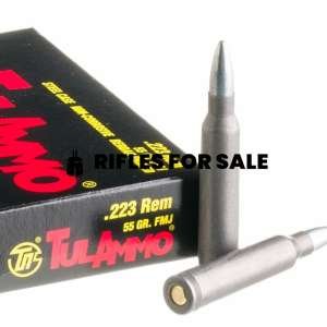 TulAmmo .223 Rem, 55gr, FMJ, Steel Case, 20rd Box