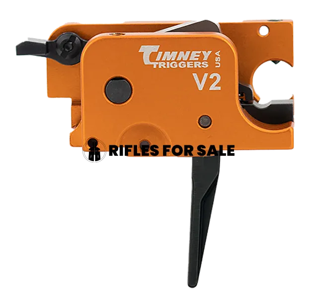 Timney Triggers V2 9mm Orange/Black Straight Fits CZ Scorpion - Image 2